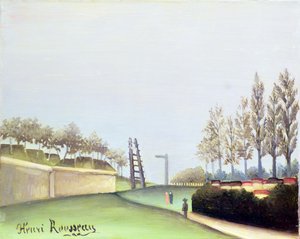 Vista dalla Porte de Vanves, Parigi, 1909 da Henri Rousseau